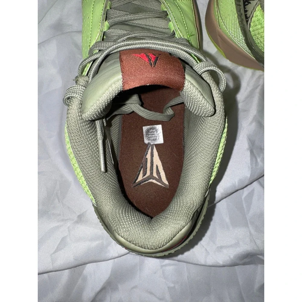 Nike Ja 1 Zombie Halloween Lime Green Basketball Shoes FD6565-300 Mens 9.5 - Picture 6 of 9